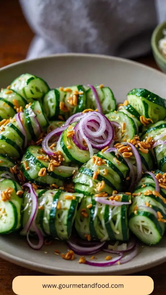 How to make Sesame Cucumber Spiralized Salad Recipe