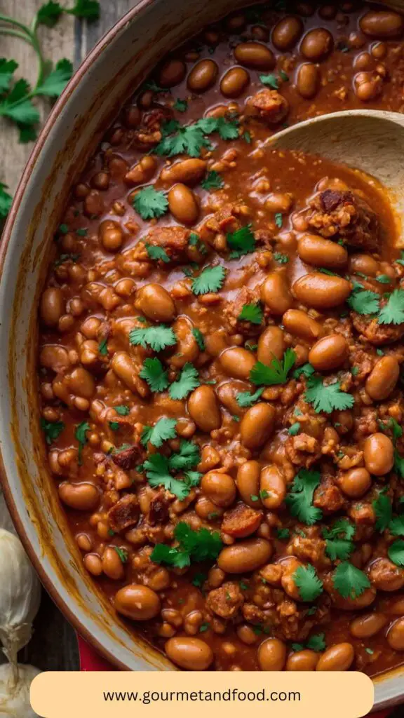 Mexican Baked Beans and Chorizo Recipe