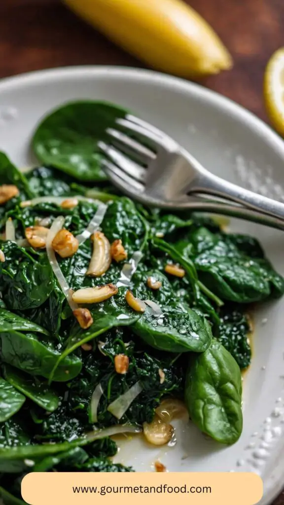 5-Minute Sautéed Spinach with Garlic and Lemon Recipe 5-Minute Sautéed Spinach with Garlic and Lemon Recipe
