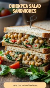 Chickpea Salad Sandwiches – Gourmet And Food