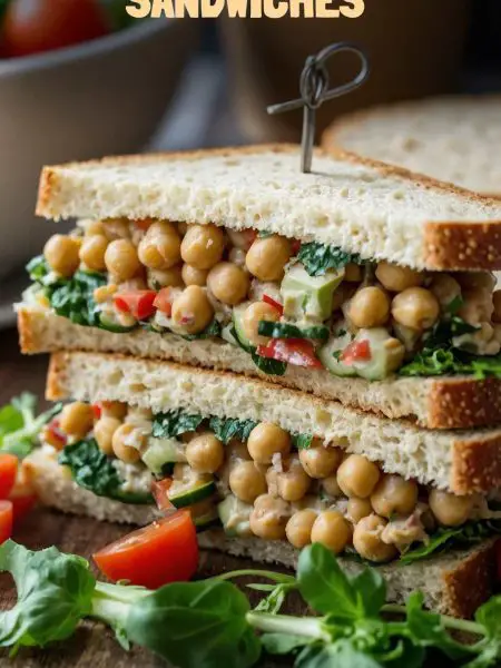 Chickpea Salad Sandwiches