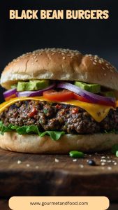 Black Bean Burgers – Gourmet And Food