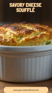 Savory Cheese Soufflé – Gourmet And Food