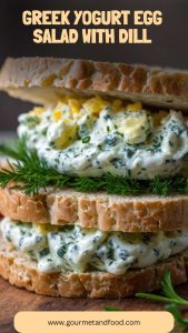 Greek Yogurt Egg Salad with Dill – Gourmet And Food