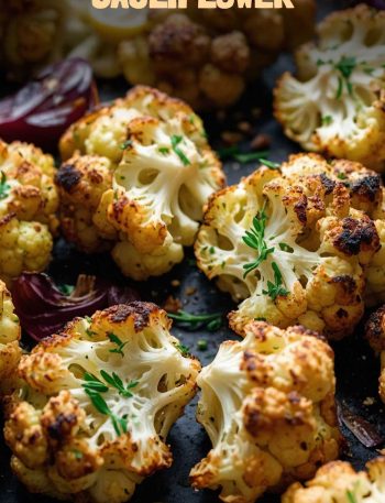 Greek Roasted Cauliflower