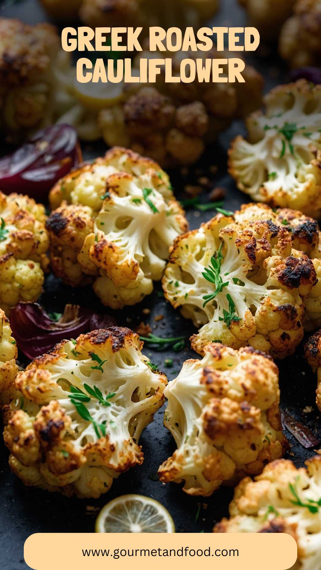 Greek Roasted Cauliflower