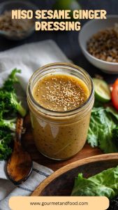 Miso Sesame Ginger Dressing – Gourmet And Food