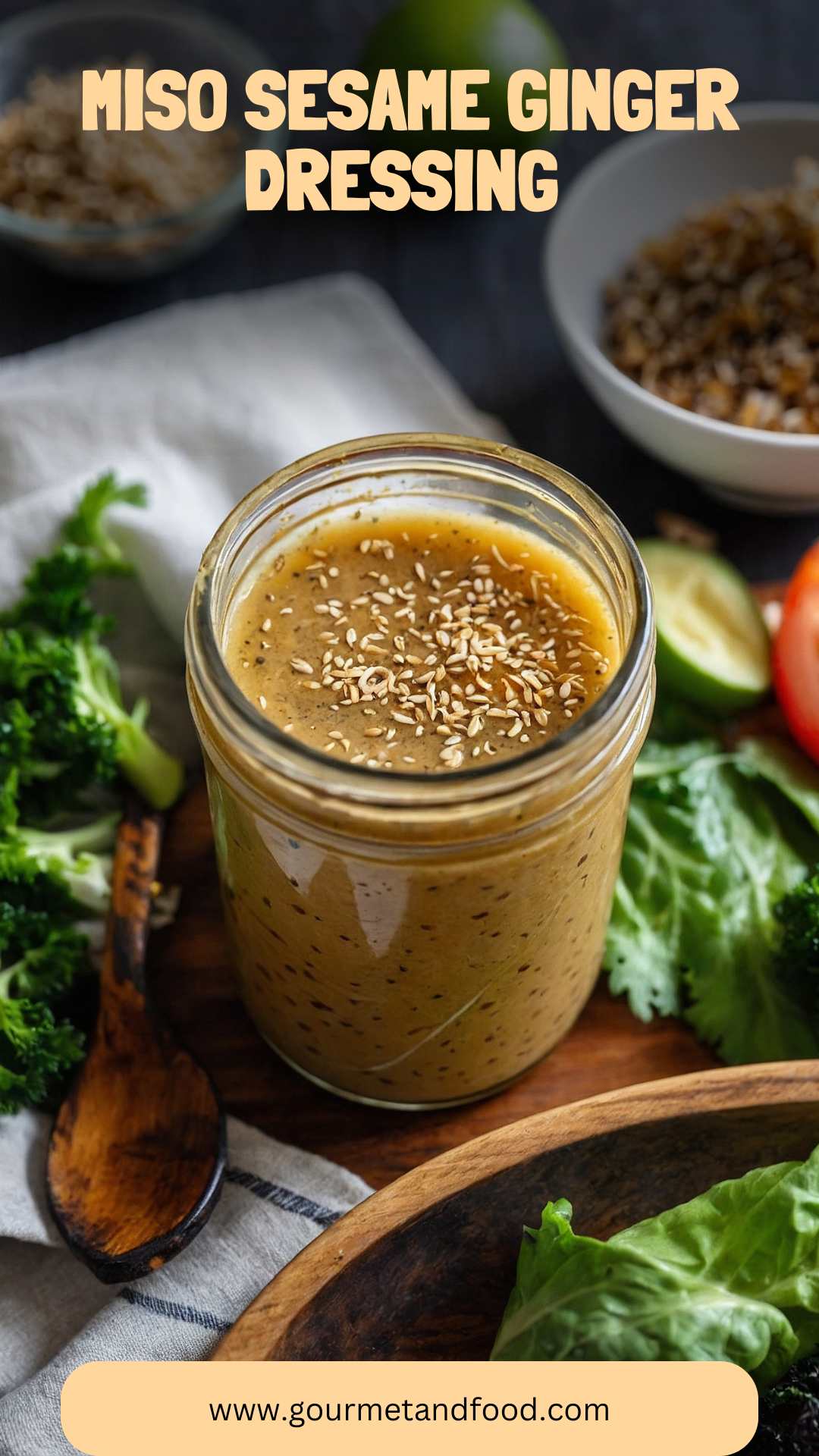 Miso Sesame Ginger Dressing