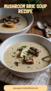 Mushroom Brie Soup Recipe – Gourmet And Food
