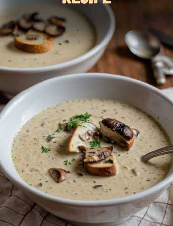 Mushroom Brie Soup Recipe
