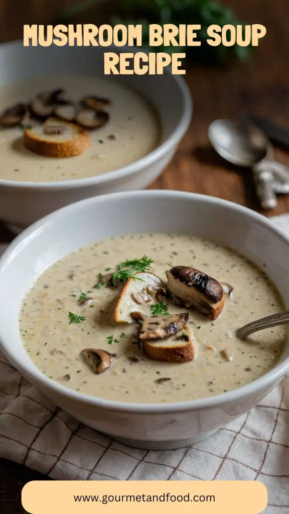 Mushroom Brie Soup Recipe