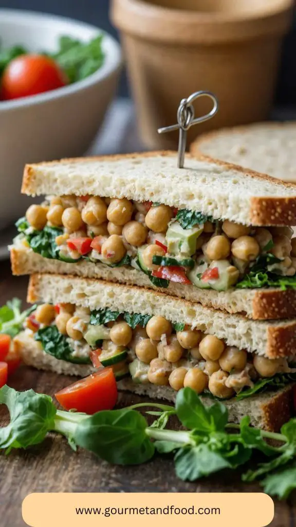 How to make Chickpea Salad Sandwiches 