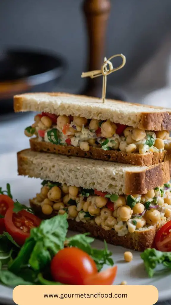 Chickpea Salad Sandwiches Recipe