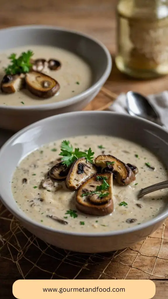 Mushroom Brie Soup