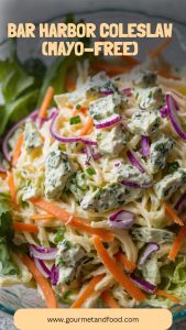 Bar Harbor Coleslaw (Mayo-Free) – Gourmet And Food