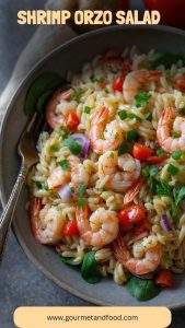 Shrimp Orzo Salad – Gourmet And Food