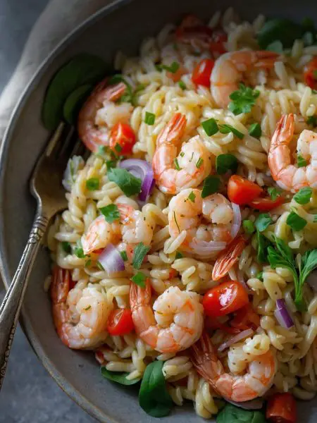 Shrimp Orzo Salad