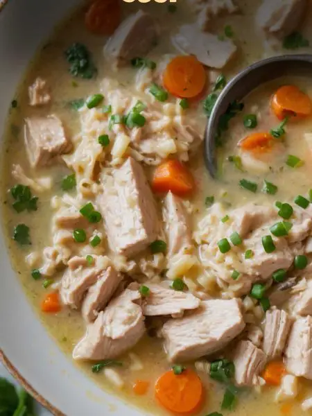 Creamy Chicken Rice Soup
