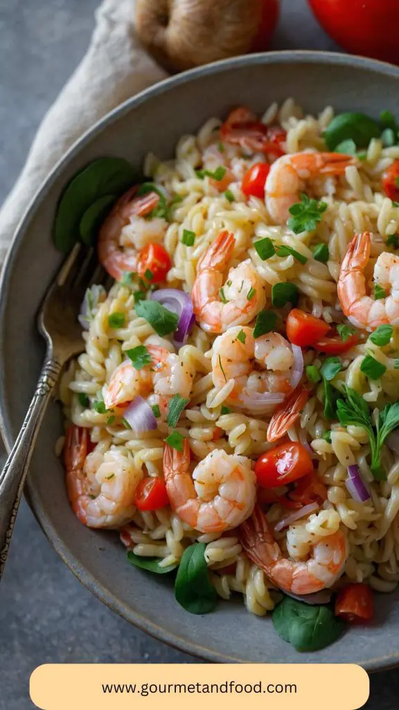 How to make Shrimp Orzo Salad 