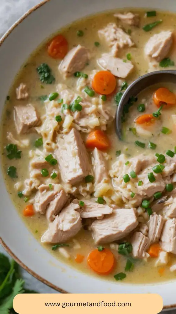 How to make Creamy Chicken Rice Soup