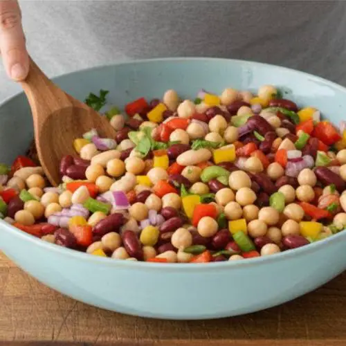 Step 1: Mix the Beans and Veggies