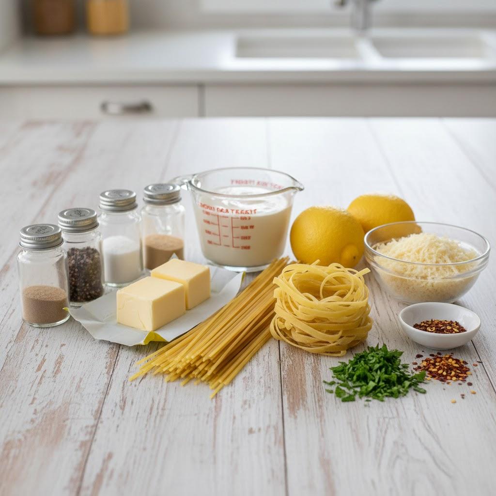 Ingredients You'll Need to Make This Alfredo Sauce Recipe with Lemon