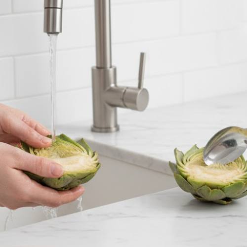 Step 3: Rinse and Halve