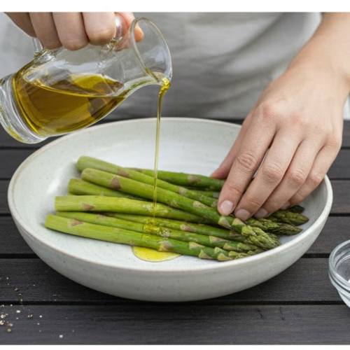 Step 3: Season the Asparagus