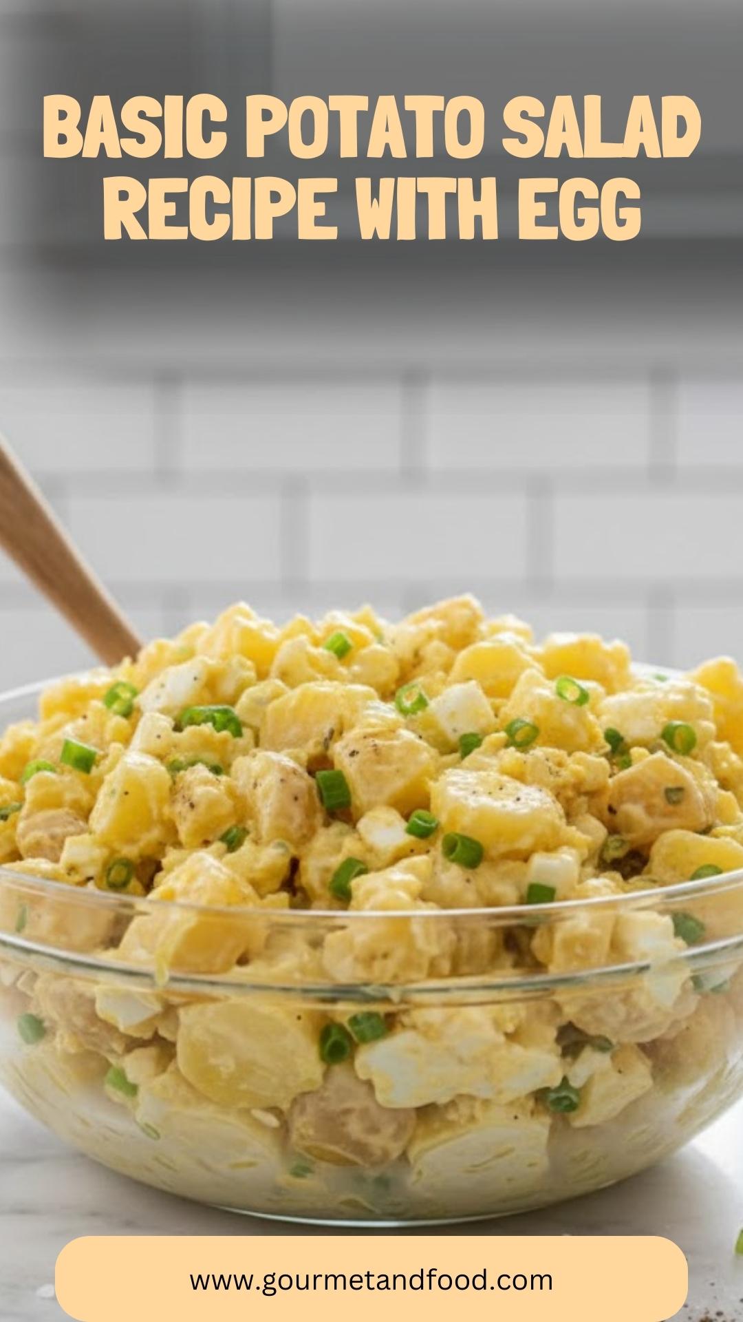 Basic Potato Salad Recipe with Egg