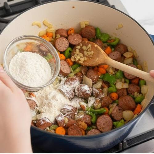 Step 3: Incorporate the Flour Step 3: Incorporate the Flour