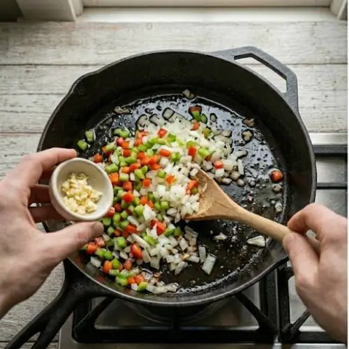 Step 3: Sauté the Vegetables